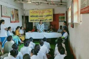 Celebrated International YOGA Day on 21 June 2019 at Vsanmukti Kendre, Gondia