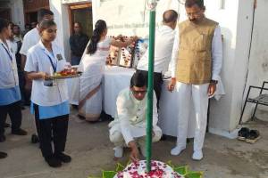 REPUBLIC DAY CELEBRATED AT BAHEKAR VYASAN MUKTI KENDRA ON DATED 26 JAN 2023 In the presence of BVMK Staff RBNS STAFF & Students of RADHABAI BAHEKAR NURSING SCHOOL,GONDIA