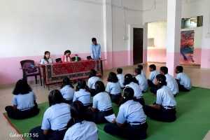 Swachata Abhiyan held in Model School on the occasion of Gandhi Jayanti